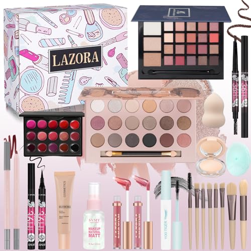 LAZORA Makeup Sets for Teens Makeup Kits for Teen Girls Travel Make up Kit Set for Girls Beginners Make up Set Gift Sets for Girl Teenagers