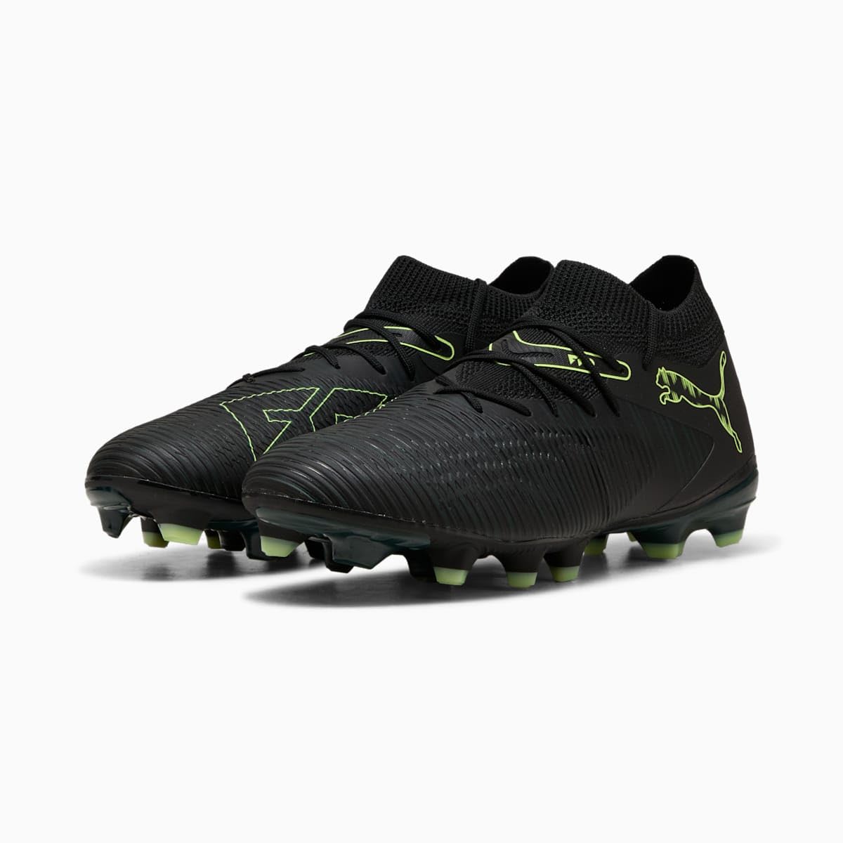 PUMA Mens Future 8 Match Firm GroundArtificial Ground Soccer Cleats - White - 2