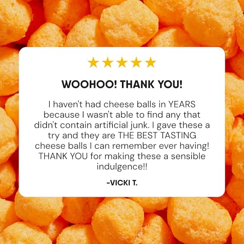 The Good Crisp Company Cheddar Cheese Balls, 4 oz bags, Pack of 3 | Certified gluten-free; Non-GMO ingredients; Free from major allergens; No artificial flavors or colors - image 6