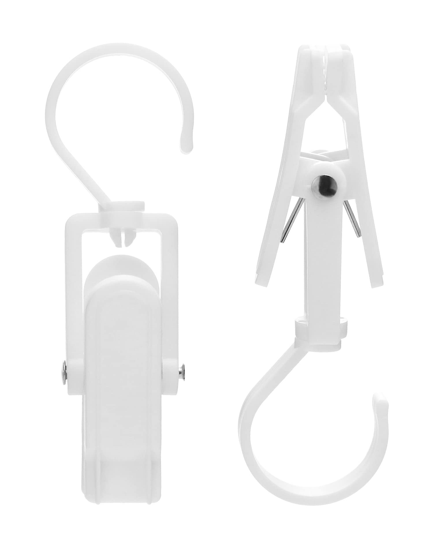 QWORK® 20PCS Portable Hanger Clip, 10.5cm (4") Multifunction Laundry Hook Clip for Towel Sheet Boot Hat Clothes Outdoor Activities - Image 2