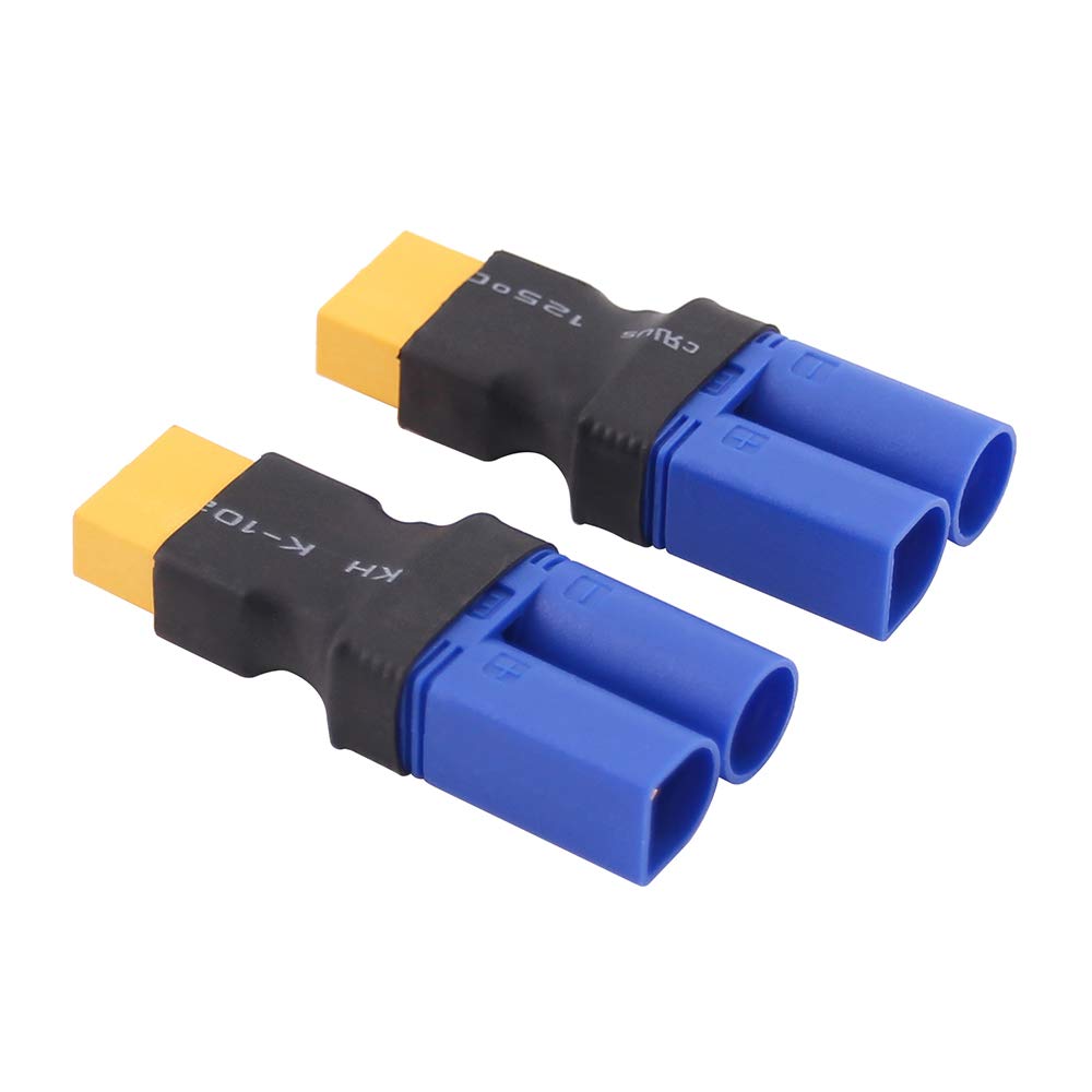 4er-Pack Adapter Von EC3 Auf XT60 – Für LiPO-Akkus & ESCs, Ohne Löten, Plug & Play