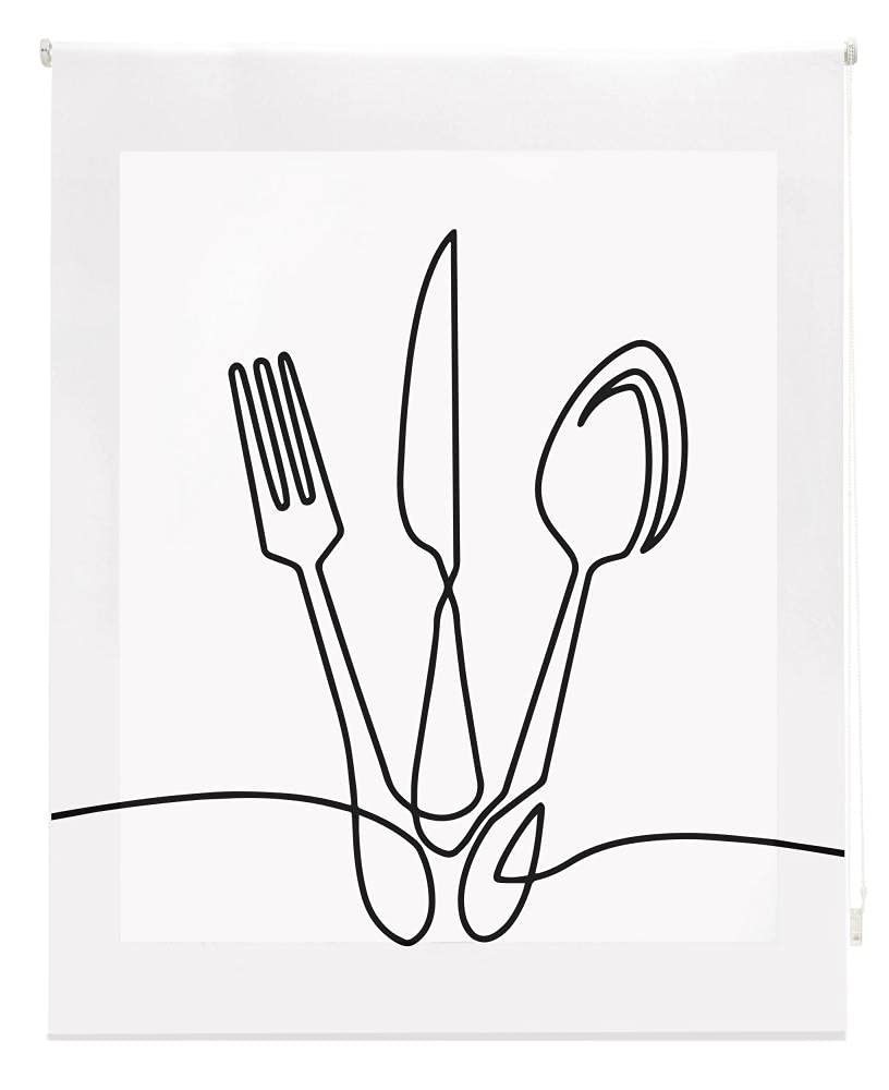 Happystor HSCC20503 Estor Enrollable Estampado Digital Cocina 80x180