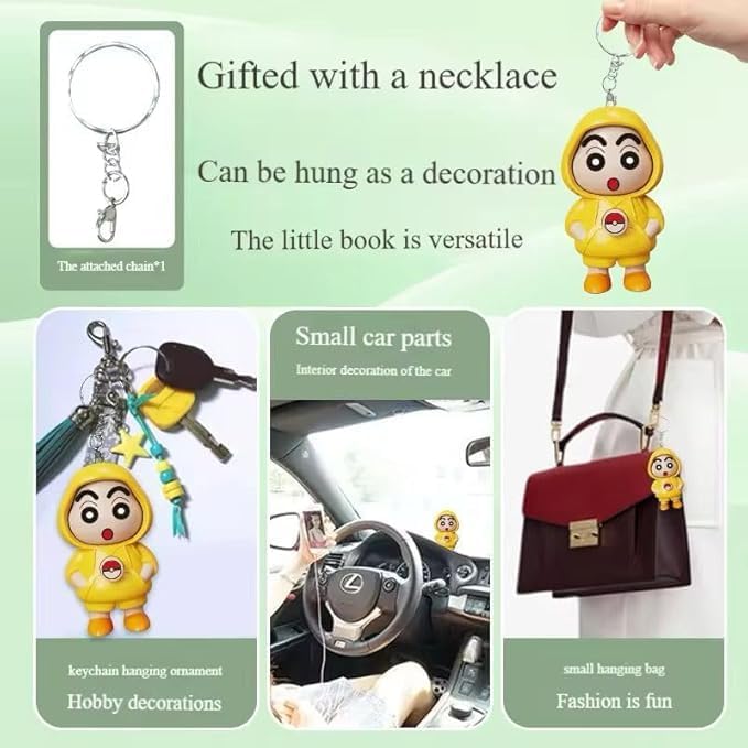 Image of Toy Face Changing Doll Key Holder Cartoon Character Keychain for Men Gifts
