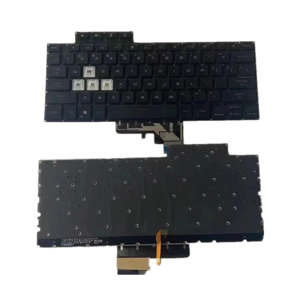 Replacement Klawiatura do laptopa Dla For ASUS For TUF Dash F15 FX516PM FX516PR Colour Czarny Amerykańska Wersja Angielska