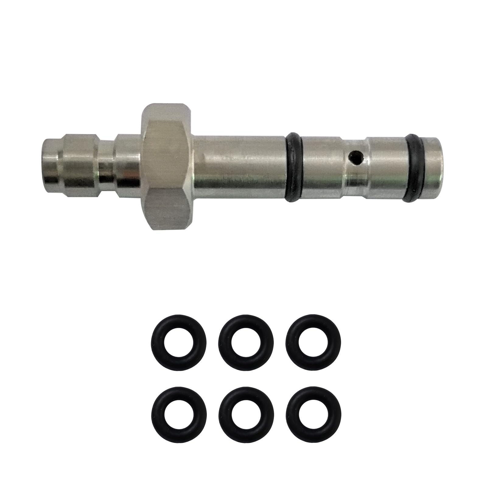 Aopkeo Filling Porbe Quick Charging Adapter Replacement Adaptor for Paintball PCP Airsoft Rifle Logun, Webley, FX Hatsan, Evanix Stainless Steel (8mm Fill Nipple - 0.3inch)