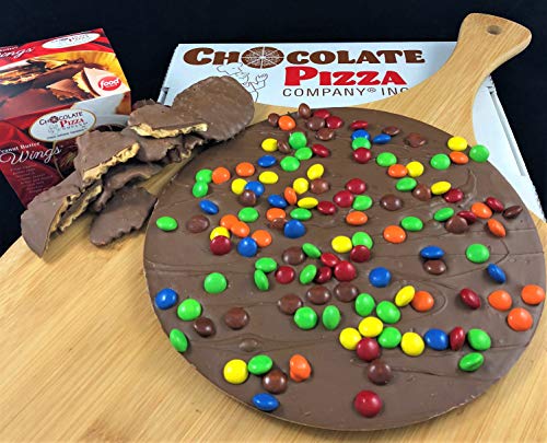 Chocolate Pizza®, Candy Topped, 16 Ounce and Peanut Butter Wings®,