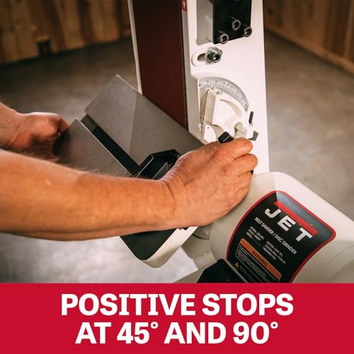 JET 6" x 48" Belt and 12" Disc Sander with Closed Stand, 1-1/2 HP, 115/230V 1Ph (Model JSG-6CS) - Image 3