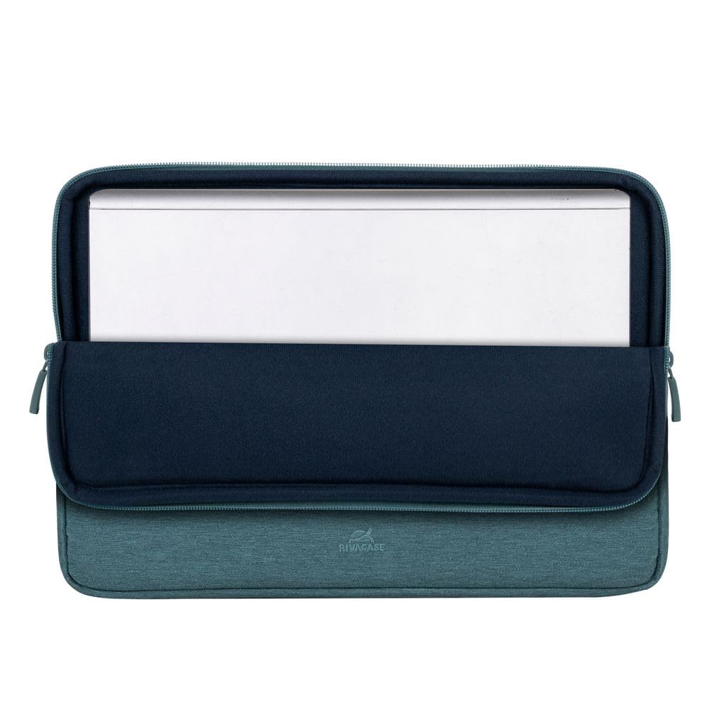 RIVACASE Custodia Per Portatile Fino A 17,3 Pollici, Impermeabile, Protettiva, Nera, Design Moderno Per Business E Viaggi - 2