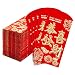 Chinese New Year Red Envelopes - 100-Count Chinese Red Packets, Hong Bao with Gold Foil Design, Gift Money Envelopes, Gong Xi FA CAI, 3.5 x 6.4 Inches