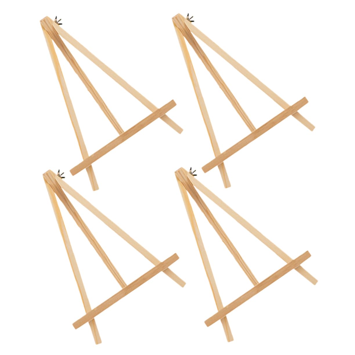 Operitacx 8pezzi Cavalletto Legno Per Pittura Supporto Da Tavolo Per Artisti e Ragazzo Ragazza Per Mostre e Attività Creative