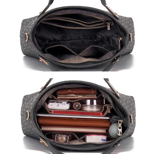 Image of Purse for Women Fashion Medium Shoulder Bag Crossbody Handbag Set 4PCS | Stylish Style,Chain Texture Design,with a Crossbody Strap,4-in-1 Multi-Style Purse Set