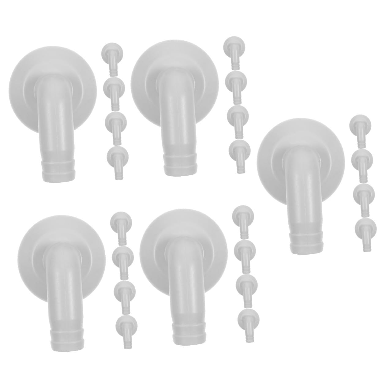 Gadpiparty 25pezzi Connettori Per Scarico Condizionatore Gomiti Per Facili Installare Accessori Per Impianti Condizionamento