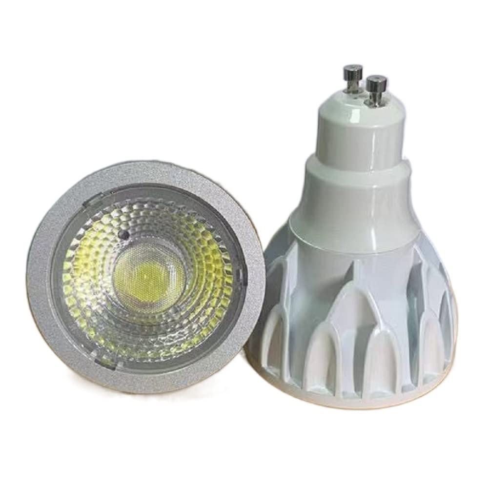 Fengyan Home Bulbs 10 pz/lotto Luce COB Faretto No Sfarfallio Dimmerabile PAR20/PAR30 12 V/24 V HA CONDOTTO il Riflettore Della Luce 5 W/7 w/10 w/12 w Lampada domestica ( Colore : GU10 White , Dimensi