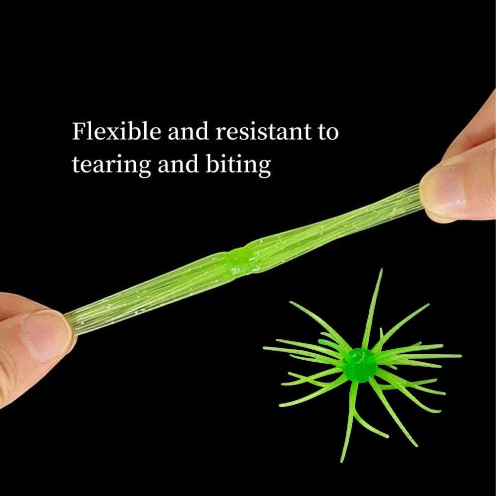 6Pcs Tentacle Creature Lure, Finesse Lifelike Fishing Lures with Multiple Tentacles, Floating Seaurchin Bait,Soft Plastic Baits for Bass Fishing, Drop Shot,Wacky Rig/Neko Rig and Finesse,Slow Sinking — view 4