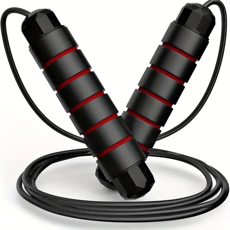 Adjustable Skipping Rope For Exercise Workout & Weight Loss Training, Jumping Rope For Men, Women & Kids Exercise Rope, Sports Fitness/Gym Polyvinyl Chloride Rope (DC RED) (B0D7QHRJW6) Amazon Price History, Amazon Price Tracker