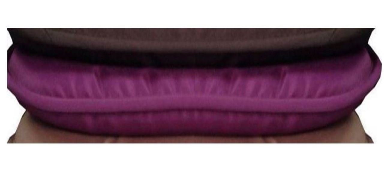 LB Luxury Garden, Dining Chair Foam Cushions Tie On Seat Pads in set of 2,4,6 or 8 (PLUM/PURPLE, PACK OF 4)