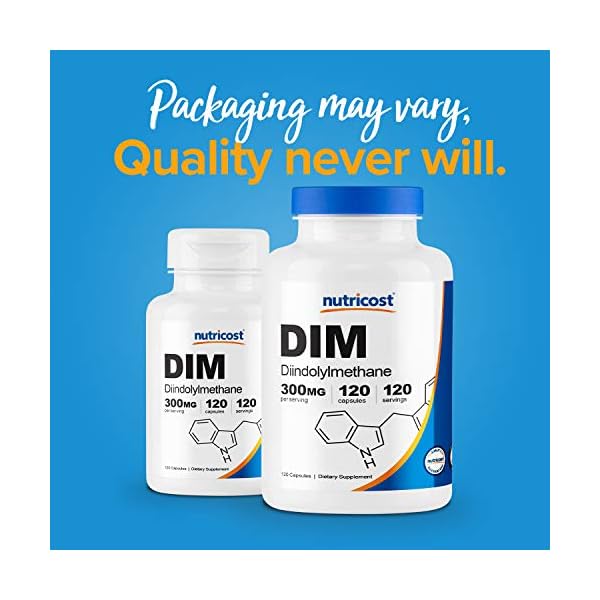 Nutricost-DIM-Diindolylmethane-Plus-BioPerine-300mg-120-Vegetarian-Capsules-Up-to-4-Month-Supply-Max-Strength-DIM-Supplement Nutricost DIM (Diindolylmethane) Plus BioPerine 300mg, 120 Vegetarian Capsules - Up to 4 Month Supply, Max Strength DIM Supplement