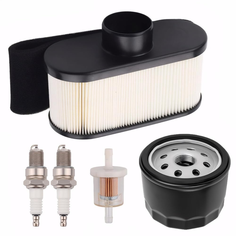 Dylawnio FR691V Tune Up Kit for Kawasaki FR651V FR730V FS481V FS541V FS600V FS730V FS651V 4-Stroke Engine Lawn Mower 11013-7047 Air Filter FR691V Oil Change Kit AM125424 492932 49065-7007 Oil Filter