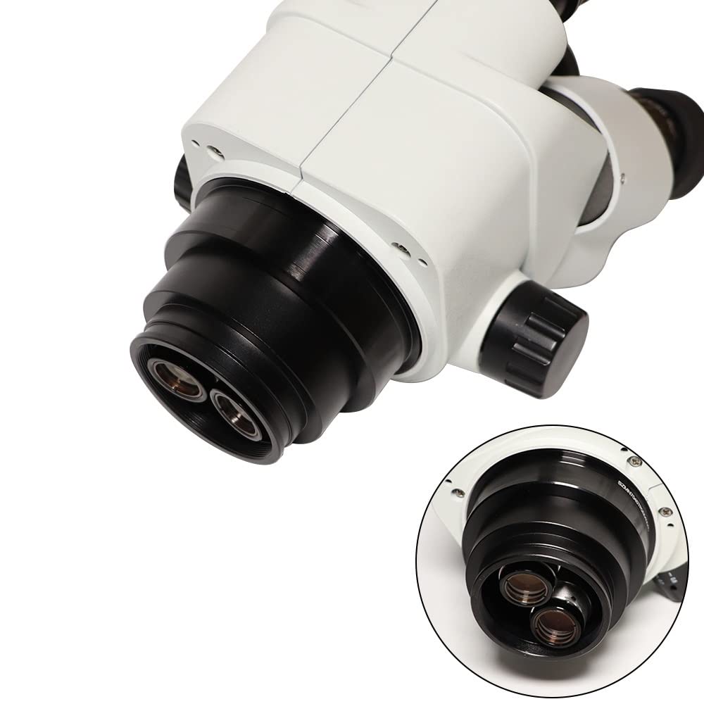 Części zamienne do mikroskopów laboratoryjnych trójokularowa głowica mikroskopu stereo z symulacyjnym ogniskopem ciągłym 7-45X + okulary Super Widefield WF10X/20 + kamera CTV H_D 1,0X