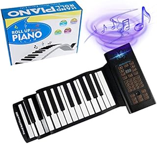 88 Keys Portable Piano With Storage Bag,Keyboard Hand Roll Piano,Roll Up Keyboard Piano, Foldable Piano,Roll Out Piano,Kids Keyboard Piano, Travel Piano …