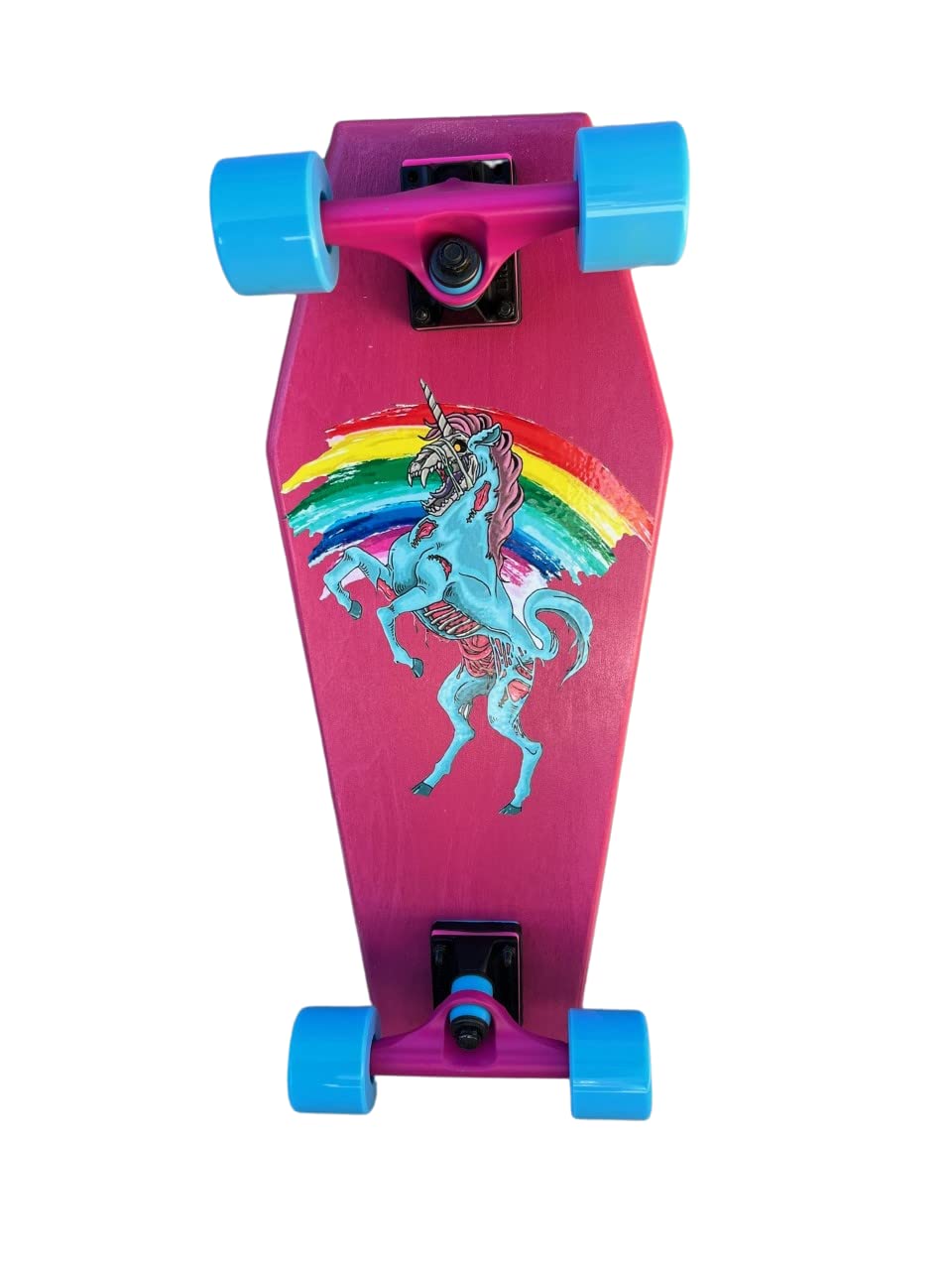 Coffin Unicorn Zombie Skateboard Skateboard 24x7 Coffin Croozer