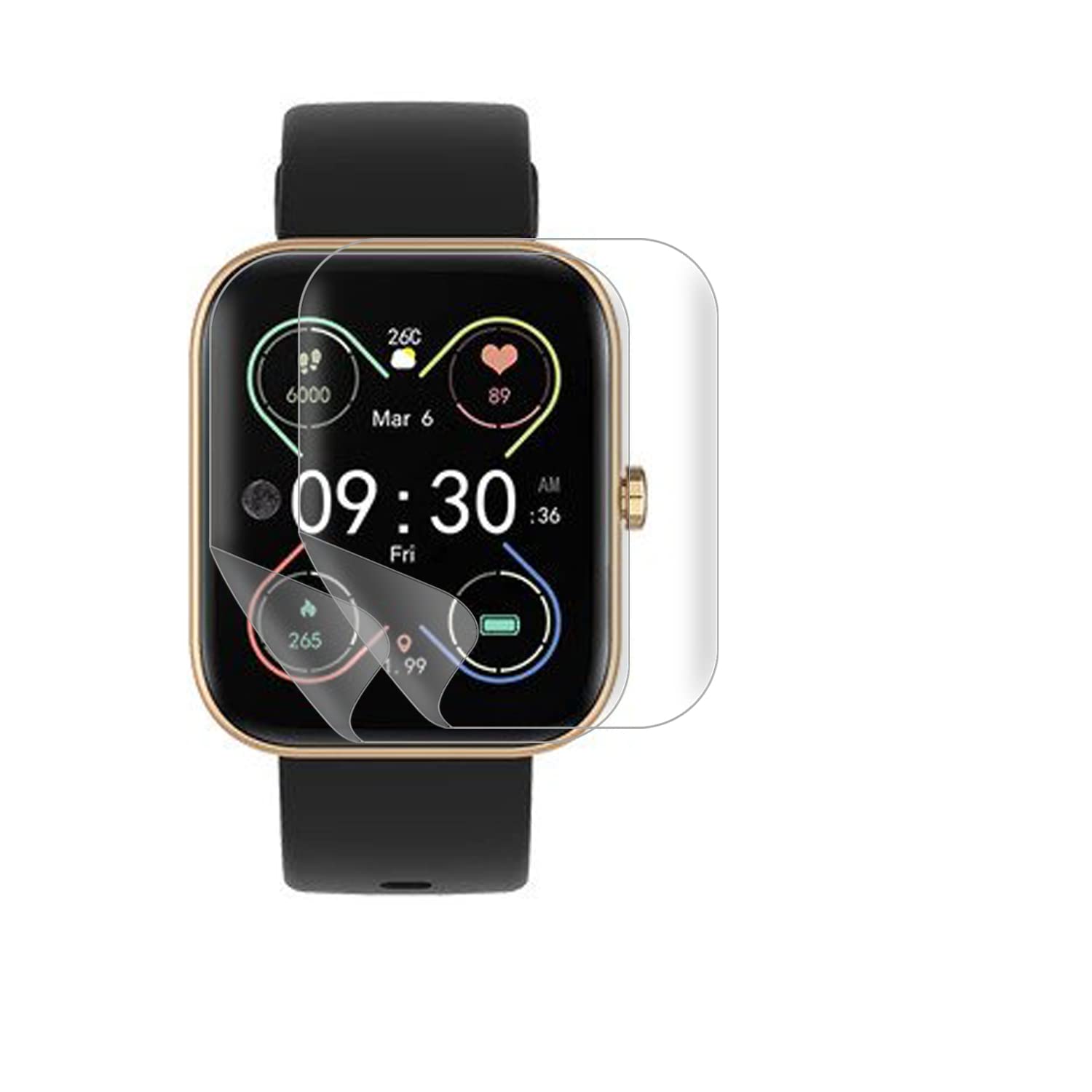 DAMDAM Smartwatch Screen Guard Screen Protector Compatible for Fire