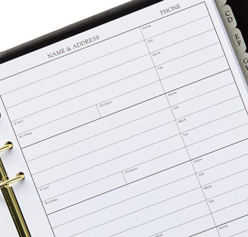 Libreta de direcciones recargable carbón Hallmark un regalo práctico y distinguido 5