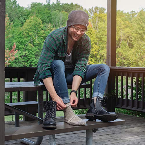 Alpaca Wool Socks for Men & Women - Heavyweight Extra Thick Warm Therma Crew Winter Outdoor Hunting Boot Socks3