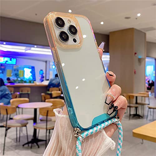 Coque collier pour iPhone 14 Pro Max idéale pour voyager les mains libres en voyage et festival