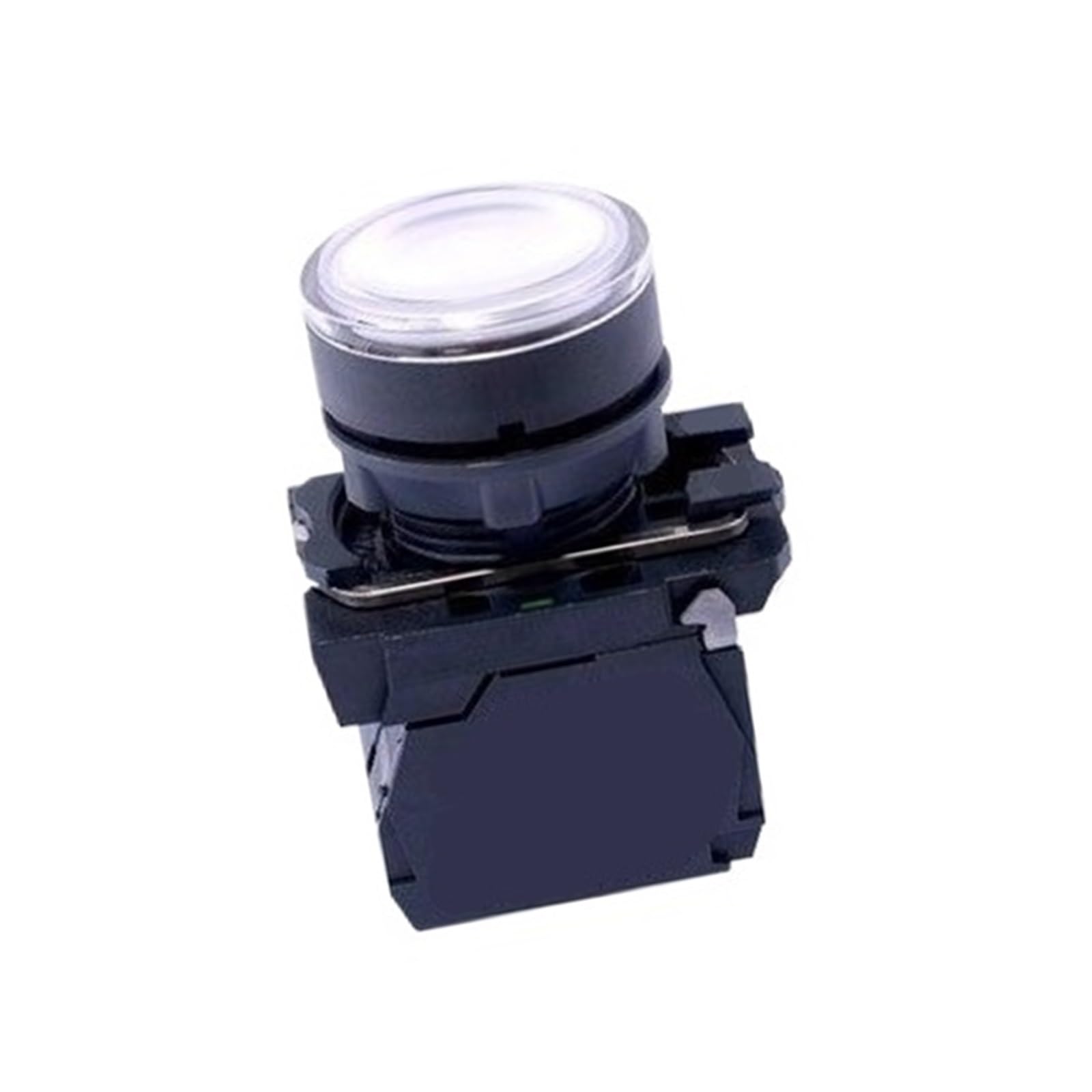 KKPOPP Push button switch XB5AW31B3C white 24V 2NO Ø22 panel mount for industrial equipment and automation systems control