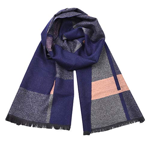 Écharpe hommes automne et hiver haut de gamme style collier de gentleman chic