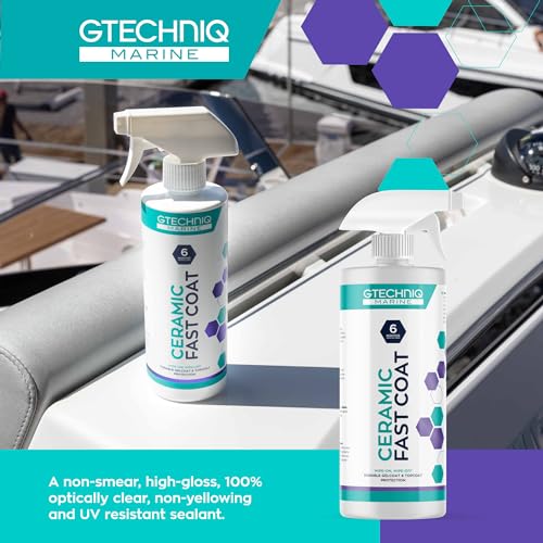 Gtechniq Marine Ceramic Fast Coat - High Gloss, UV Protection, Dirt & Water Repellent