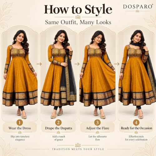 Image of Elegant Zari Jacquard Weaving Gown with Lace Border Dupatta - Traditional Indian Ethnic Wear for Weddings, Festivals, and Special Occasions