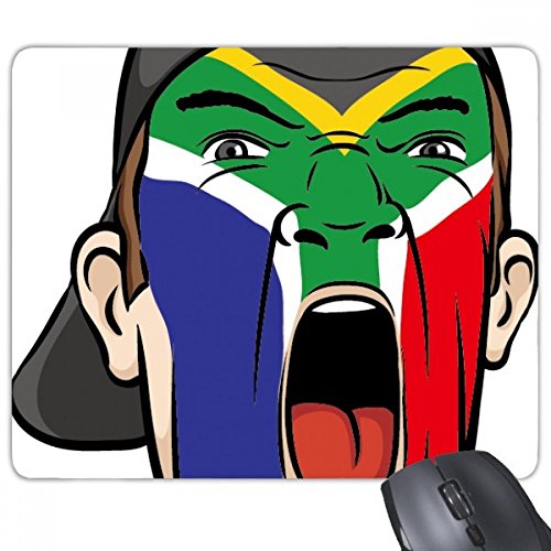 Cadeau tapis de souris Afrique du Sud rectangulaire pour collègue et ami