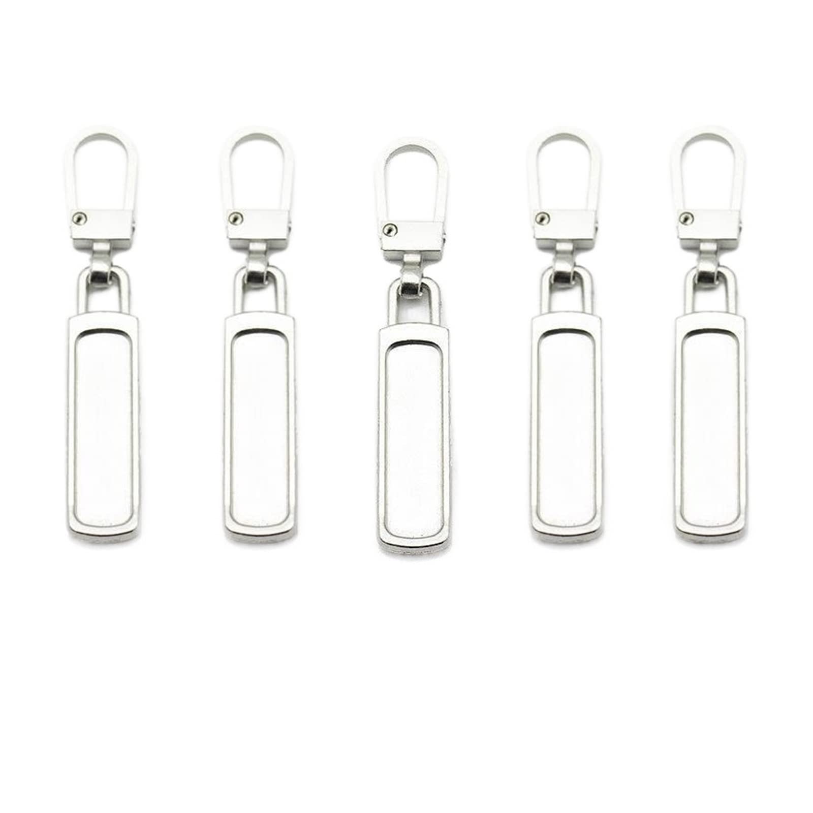 Pulls for Nylon Cewki zamki błyskawiczne metalowe 5 szt. Odpinany metalowy ściągacz do zamków błyskawicznych uniwersalny zestaw do natychmiastowej naprawy suwaków zamków błyskawicznych zestaw do napra