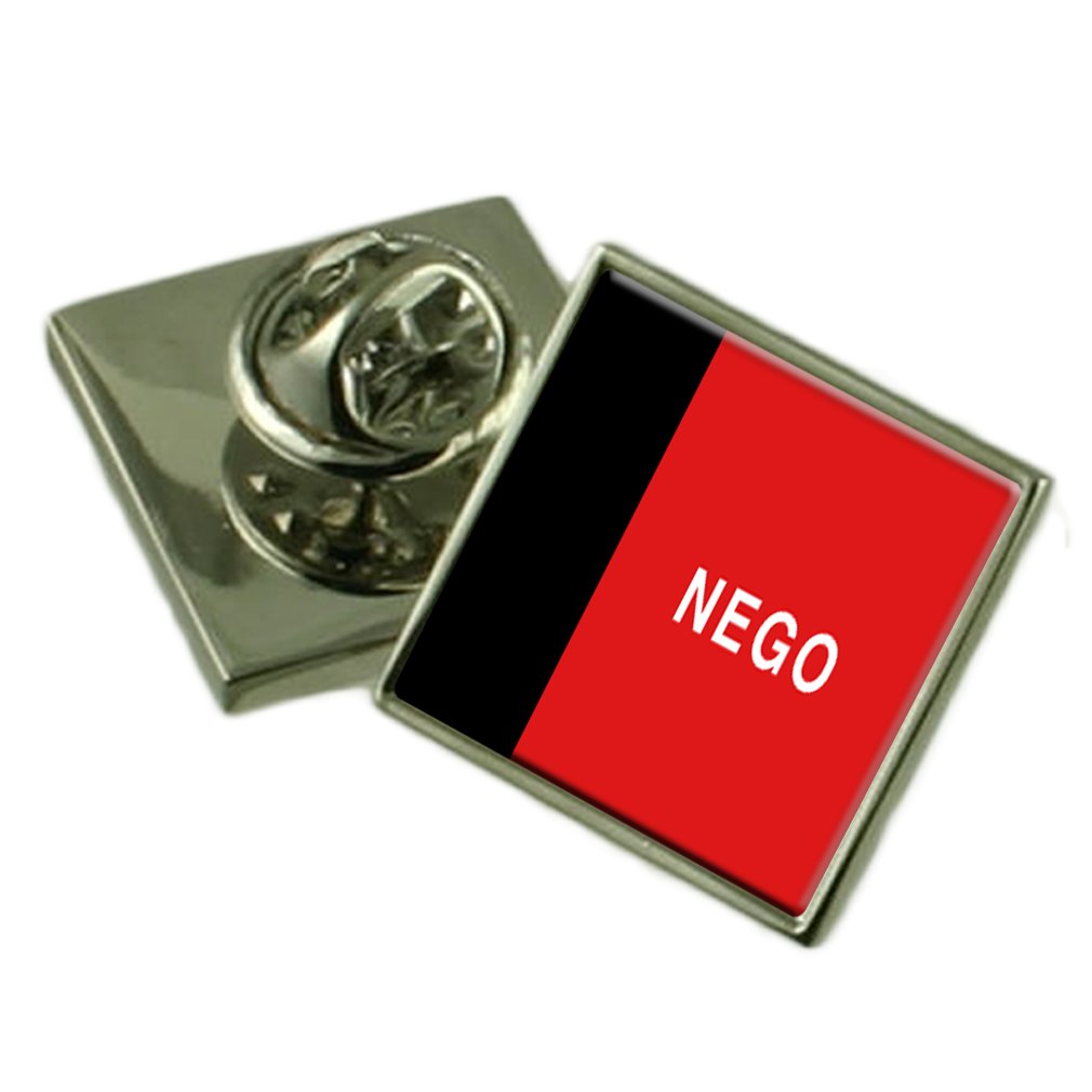 Insignia de solapa cuadrada personalizada accesorio grabado Paraíba pin 5