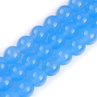 Vista 20 de JOE FOREMAN Cuentas redondas de piedra natural de jade rosa de 0.315 pulgadas para hacer joyas, cuentas de 15 pulgadas, piedras semipreciosas