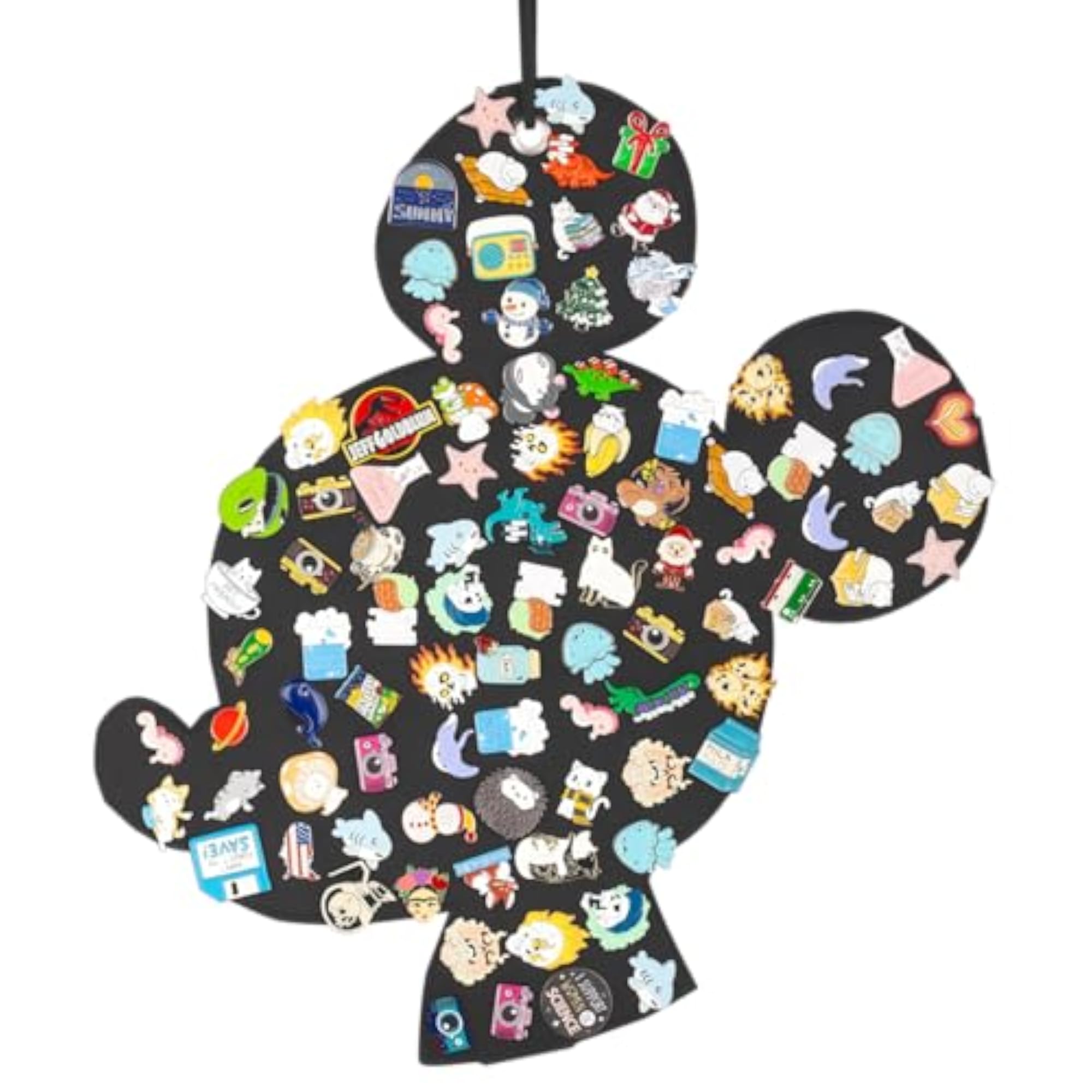 Hanging Brooch Pin Organizer, Cute Cartoon Design