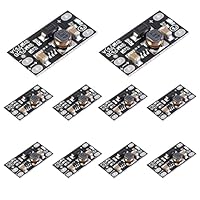 DC DC Wandler Step Up Converter 3.7 auf 12V LAOMAO Spannungsregler Lithium Batterie Boost Modul 5V 9V 12V Netzteil (10 Pack)…