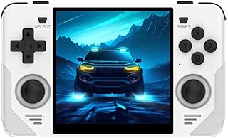 Powkiddy RGB30 Retro Acrade Handheld Game Console with 10000 Games, 4-inch 16+64G HD Mini Portable Video Game Console for Kids Adults, RK3566 Chip, Support 5G WiFi - White