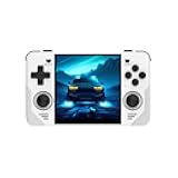 Powkiddy RGB30 Handheld Retro Arcade Game Console, 4 Inch IPS Screen JELOS System & RK3566, 16G Without Games, Support 5G WiFi Bluetooth, Video Games Console (White)