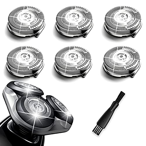SH50/52 Replacement Heads for Philips Norelco Shavers Series 5000, PowerTouch, AquaTouch, OEM SH50 MultiPrecision Blades Upgrade Head (6 Count)