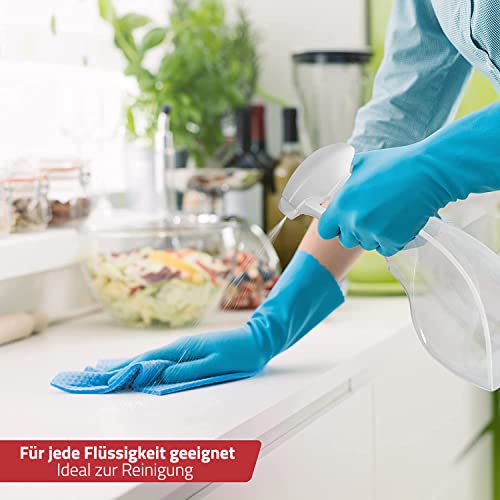 SPRAYZ Sprühflasche - Leere Sprühflaschen zum Befüllen mit Wasser, Ideale Friseursprühflaschen mit feiner Düse und transparentem Design, zum Bügeln, Reinigen und für Pflanzen (2-Pack) – Bild 5