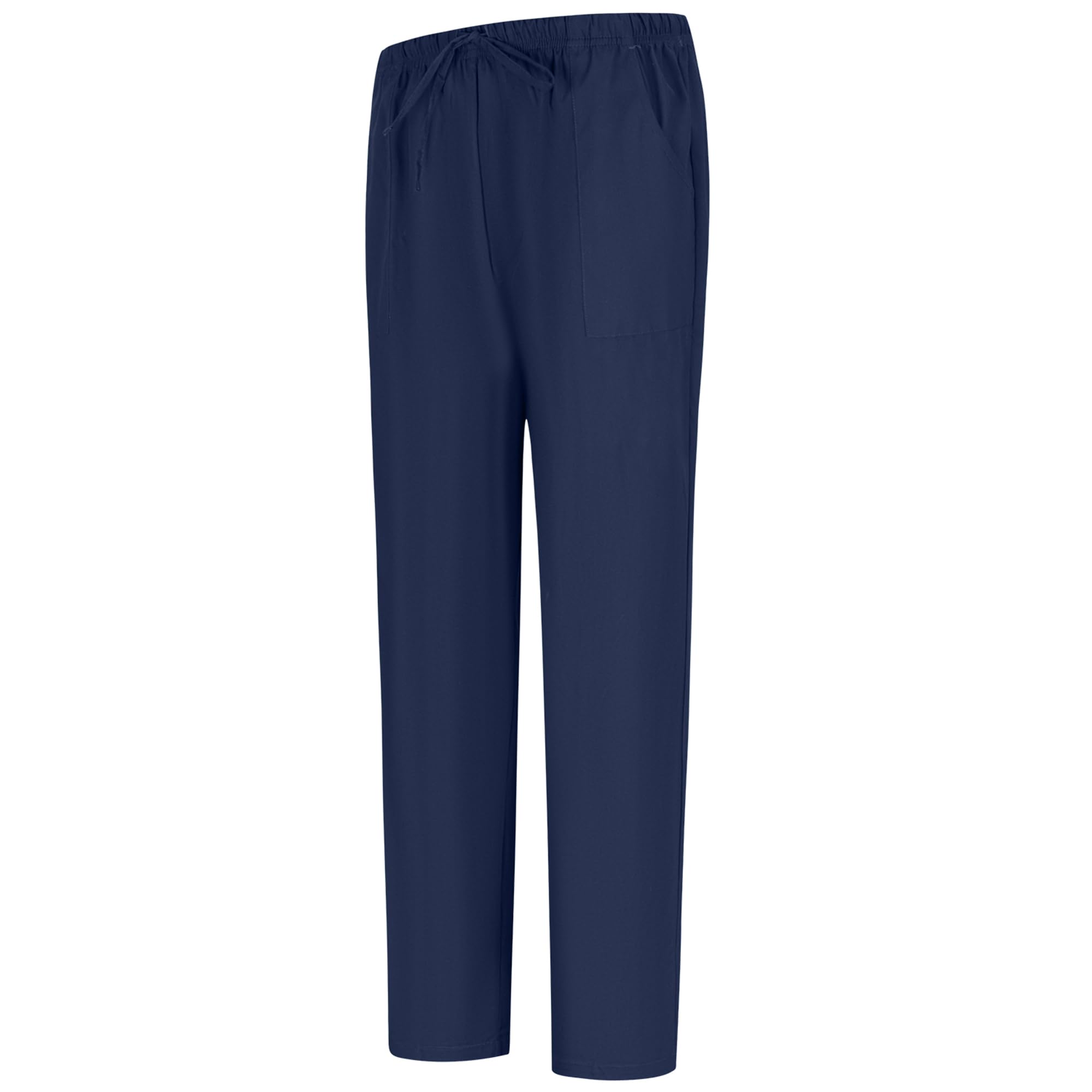 MISEMIYA - Uniforms Medical Scrub Pants Unisex – Hospital Uniform Trousers 6802 - Large, Navy Blue