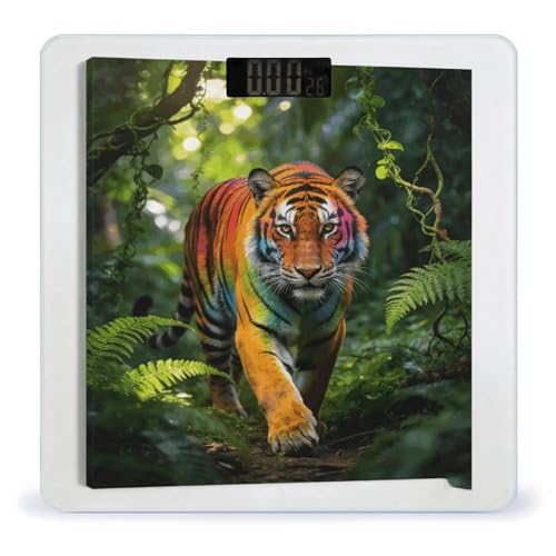 Báscula Digital de Peso Corporal Jungle Animal con Pantalla LCD miniatura 1