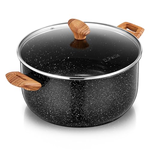 D.Perlla Ollas Cocina con Tapa 28 cm, 8.5 L Cacerolas de Cocina Induccion