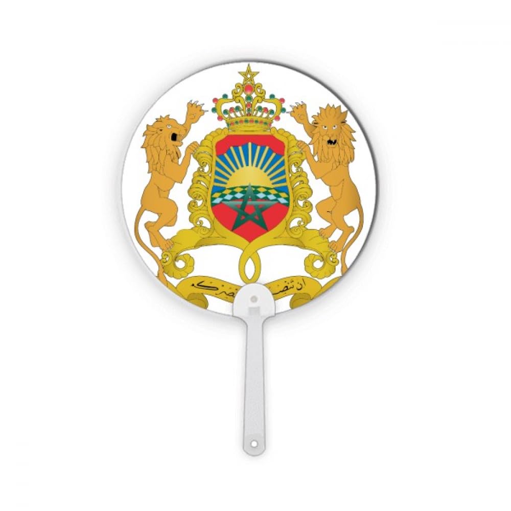 Éventail Maroc à main rond pour vos fêtes et décorations d'été