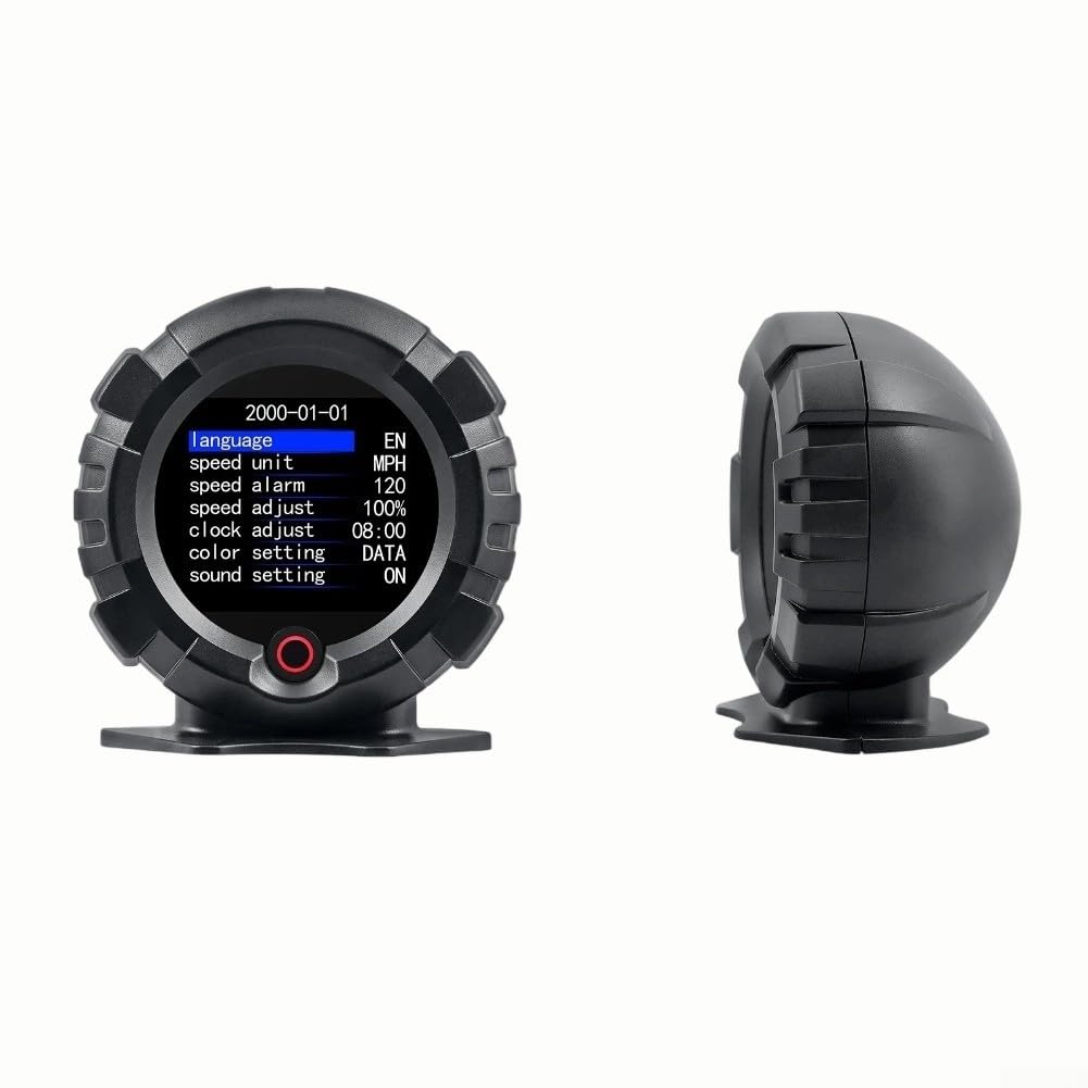 Pantalla Proyección Head Up Medidor Pendiente para gps Pantalla(X95-GPS (English)) | Mide altitud, latitud, ángulos pendiente, para herramienta esencial aventureros, entusiastas outdoor