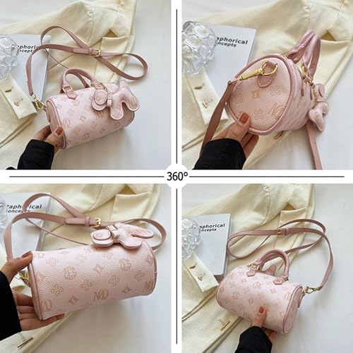 Bolso de mujer con diseño de perro y correa cruzada miniatura 5