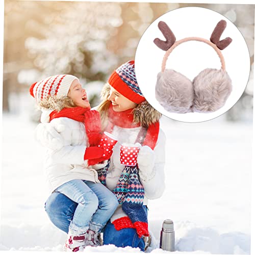 Orejeras infantiles de Navidad VALICLUD con cuernos de reno tres piezas para invierno 6